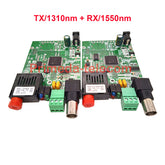1 Cvbs Analog Video over Fiber Optic Converter with RS485 data for PTZ, FC Optical tranceiver Singlemode Single Fiber Up 20Km for Analog Camera
